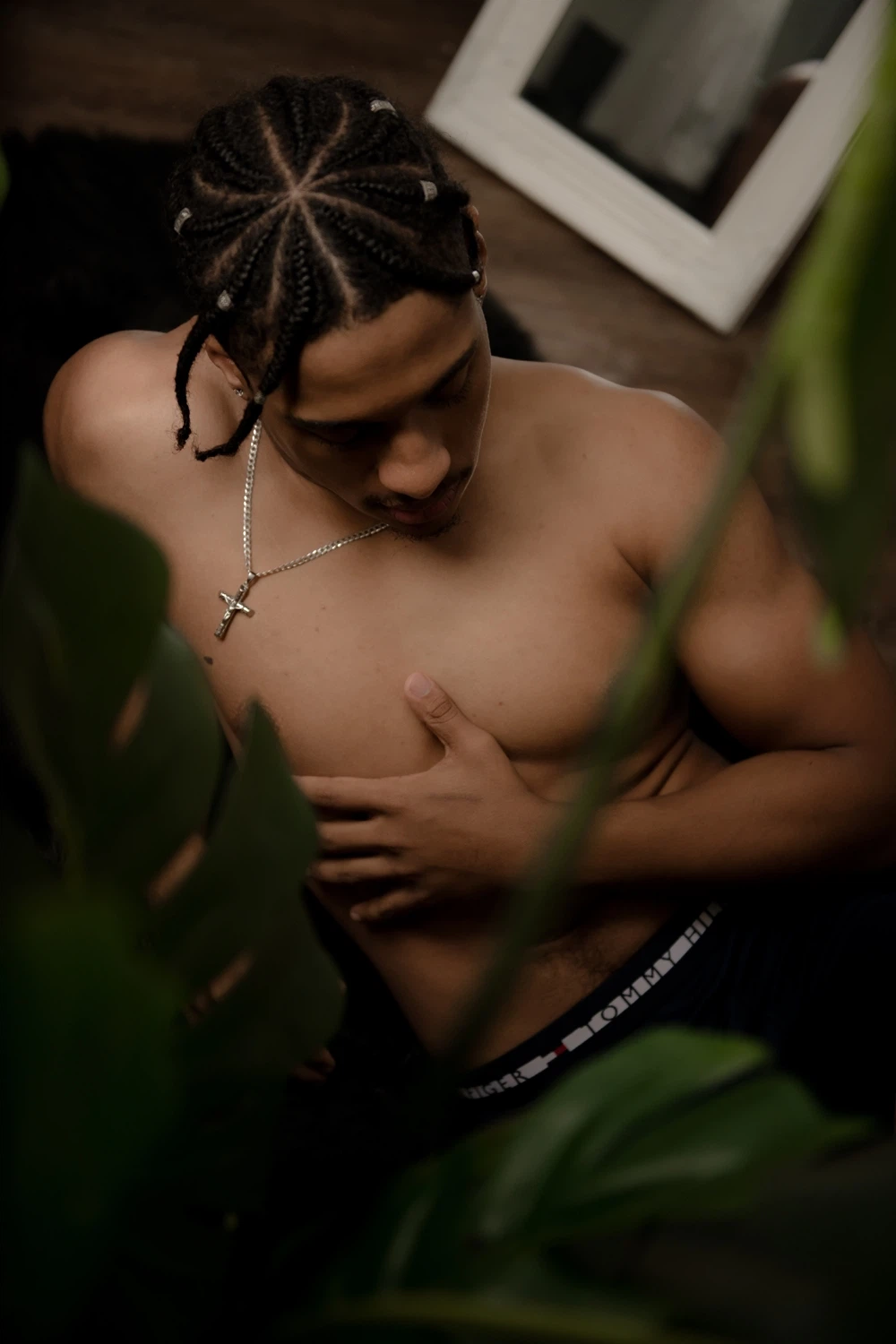 a man at a professional photography studio in austin tx